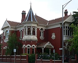 Queen Anne styled mansion located in South Yarra, Melbourne