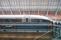 ICE at St Pancras with commemorative decals