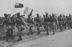 Indian reinforcements who fought at Givenchy, December 1914