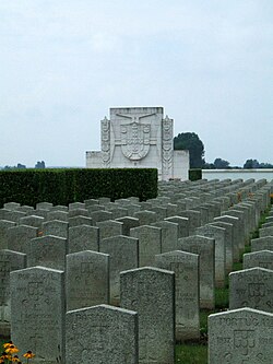 Portuguese Military Cemetery in Richebourg, France