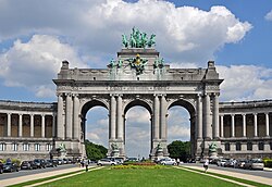 Cinquantenaire/Jubelpark memorial arcade and museums