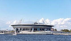 Gazprom Arena on Krestovsky Island