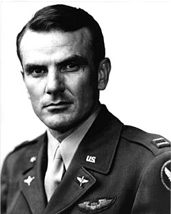 Captain Glen Edwards, namesake of the base, USAAF veteran and test pilot. The base was renamed in Edwards' honor in 1949