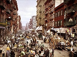 Little Italy in Lower Manhattan, c. 1900