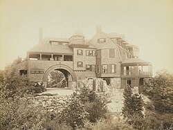 Kragsyde, Manchester-by-the-Sea, Massachusetts (1883, demolished 1929), by Peabody and Stearns