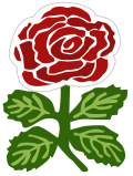 The red rose has been the emblem of England since the first international v Scotland in 1871