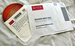 Netflix envelope and inner sleeve with the Coach Carter (2005) DVD inside
