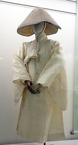 Woman's mourning clothes in Joseon