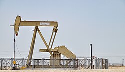 Weatherford International nodding donkey pump in Bahrain
