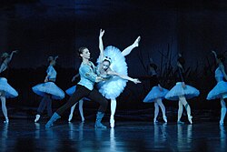 A performance of the ballet Swan Lake