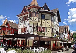 Pomerode, Santa Catarina, where the East Pomeranian is the second language (see Brazilian German)