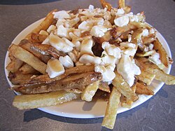 Poutine with squeaky cheese