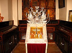 Reliquary of the True Cross at the Church of the Holy Sepulchre, Jerusalem