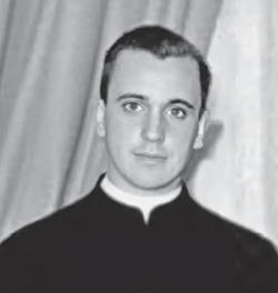 Bergoglio at an Argentine seminary where he studied for the priesthood in the 1950s