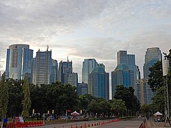 The Sudirman Central Business District (SCBD) is a prominent business centre in Jakarta