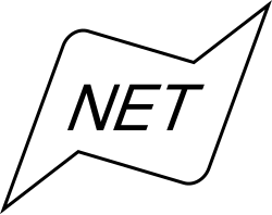 The first NET TV logo, used 1957–1960