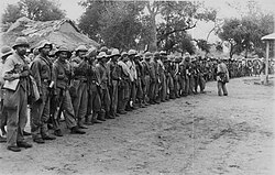 Paraguayan troops in 1932 during the Chaco War, the last large interstate war in South America.