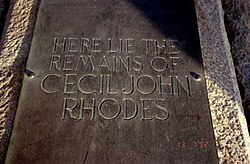 Cecil Rhodes tomb on Malindidzimu