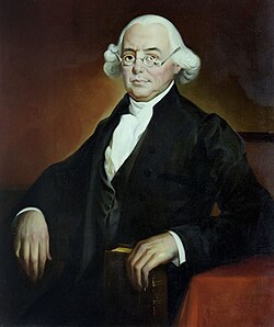 Portrait of James Wilson, who largely designed the powers of the president of the United States.