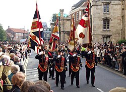 Additional colours of the 3rd Battalion Yorkshire Regiment (Duke of Wellington's).