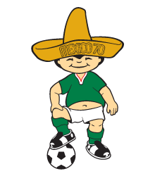Juanito was the official tournament mascot.