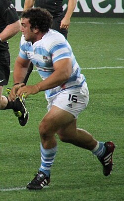 Agustín Creevy was the first Argentine player to reach 100 caps in international rugby.