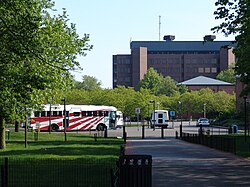View toward the Chemistry Building