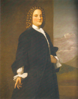 Benjamin Franklin in 1746, by Robert Feke