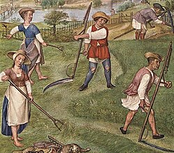 Haymakers, from the Grimani Breviary, c. 1510