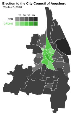 Results of the 2020 city council election