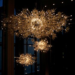 Chandeliers at the Metropolitan Opera House