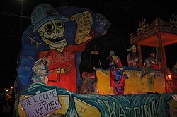 2006: A Knights of Chaos float satirizes the U.S. Army Corps of Engineers, responsible for the failed levees in New Orleans