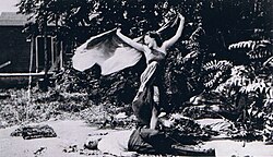A scene from The Vampire, 1913