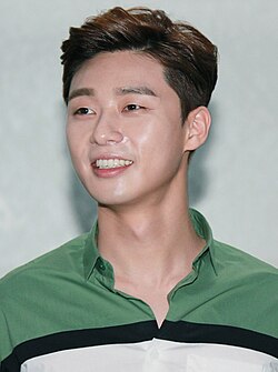 At The Chronicles of Evil stage greeting in Busan, 2015