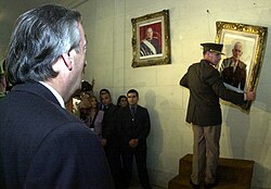 President Néstor Kirchner had Bignone's portrait removed in August 2004 from the National War College, which the general had directed in the 1960s