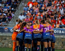 The USL significantly expanded into the women's game during the early 2020s, expanding into the amateur and professional leagues (Carolina Ascent FC pictured)