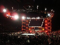 The USA Network version of the Raw modern TitanTron set that was used from October 3, 2005, to January 14, 2008