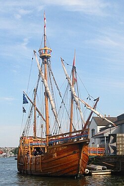 A replica of the Matthew in Bristol