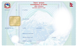Biometric Nepalese identity card