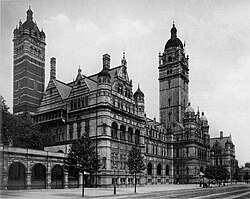 The Imperial Institute, South Kensington, where the museum was located from 1924 to 1936