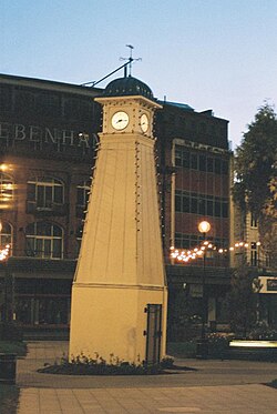 The "leaning tower of Bournemouth" in 1995