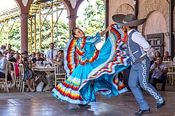 Traditional Mexican dance Jarabe Tapatío