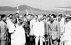Rhee with President of the Republic of China Chiang Kai-shek in 1949