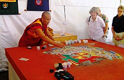 Tibetan Buddhist Sand Mandala