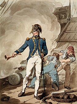 1807 illustration of a post-captain