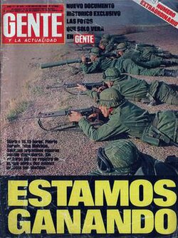 Gente's "Estamos ganando" headline ("We're winning")