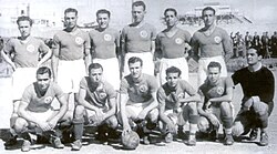 The Tunisian football team in 1939.