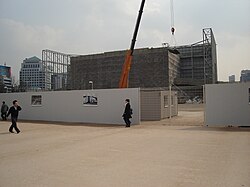 Gwanghwamun being restored (2007)