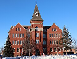 NDSCS Old Main on the main campus in Wahpeton