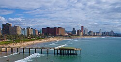 Durban, a major holiday destination on South Africa's east coast renowned for its warm weather all-year round